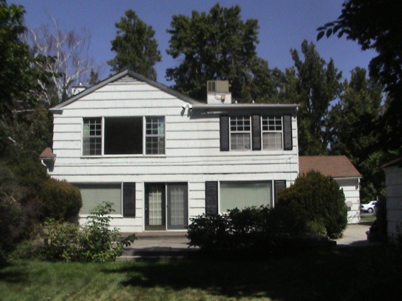 Rear of the home before renovation